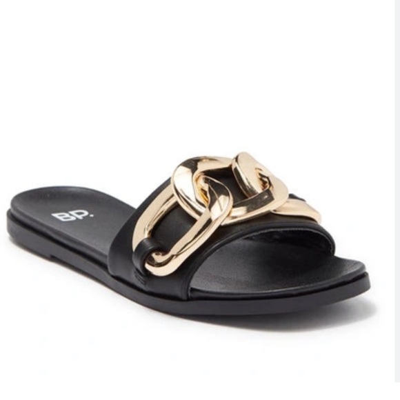 bp Shoes Bp Serrefina Gold Chain Link Slide Sandal Poshmark